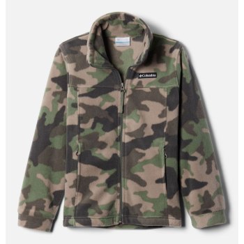 Columbia Jakne Za Dječake - Zing III Printed Fleece Sive Zelene Maskirne | UGCP-63078
